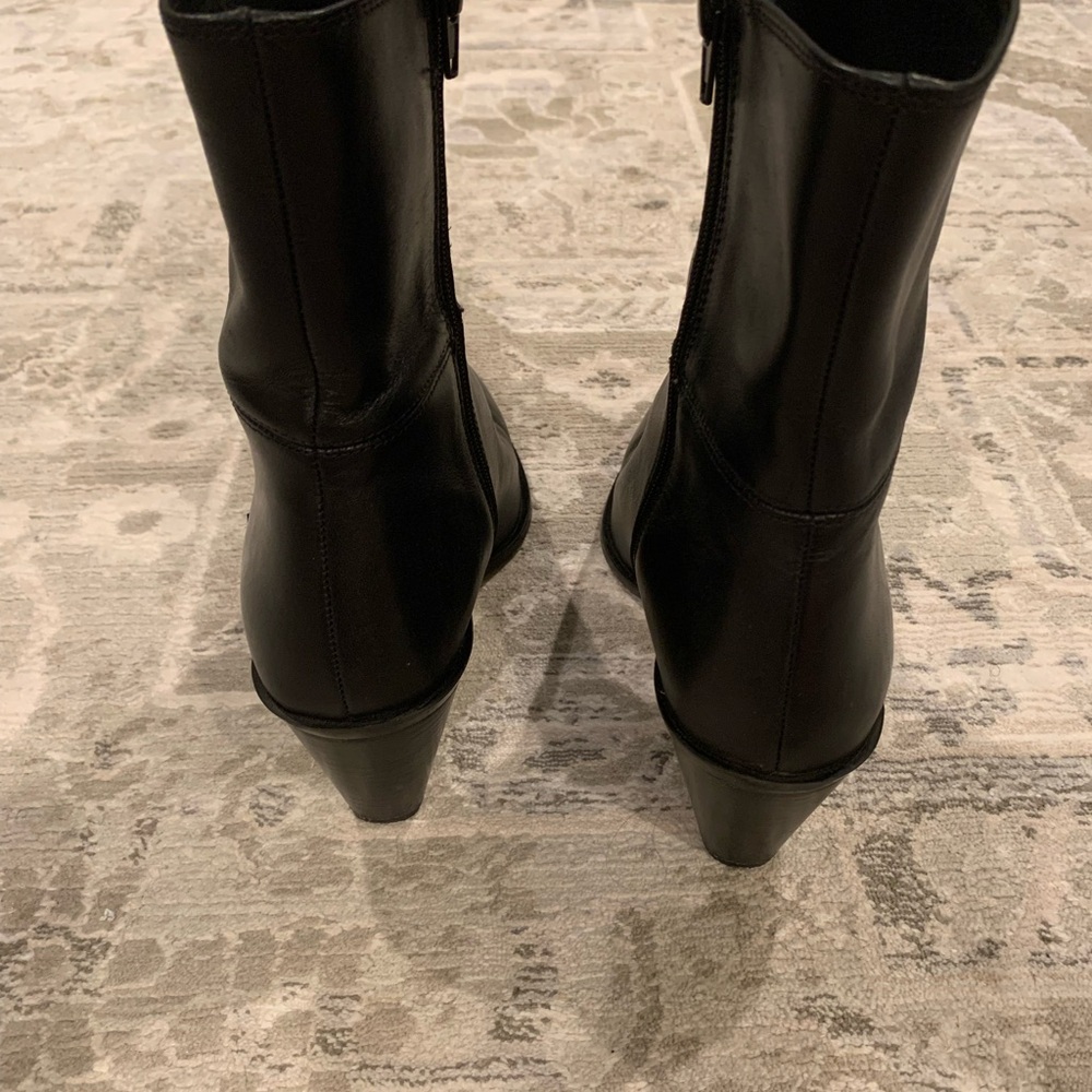 Zara Black Women's Ankle Boots - Picture 6 of 12